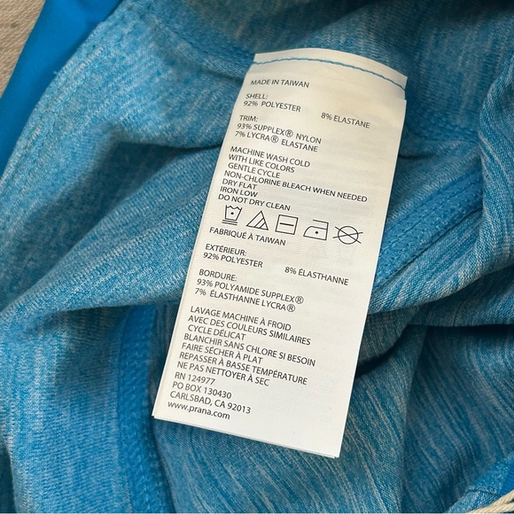 Prana Tori Capri Leggings Bundle of 2 Teal Lavender Heather Yoga Activewear Sz S - Picture 6 of 12